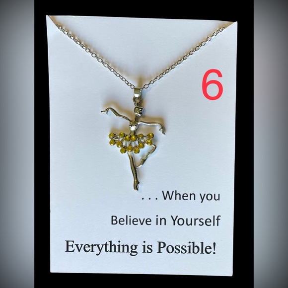 🆕 Ballerina Necklace - Yellow - Picture 12 of 12